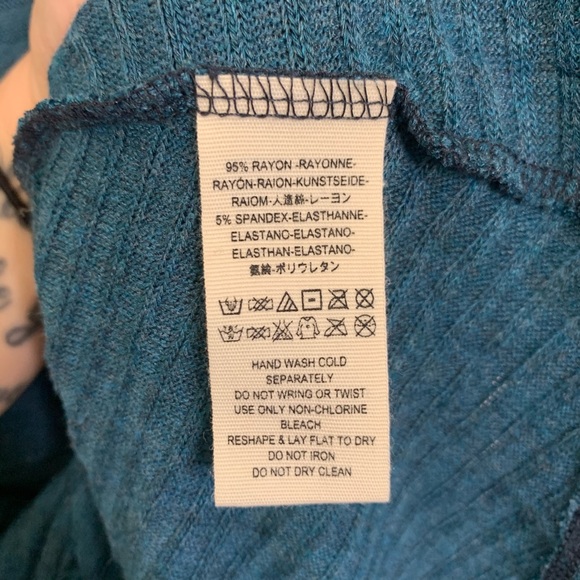 FP We the free lover rib split back pullover top - Picture 5 of 8